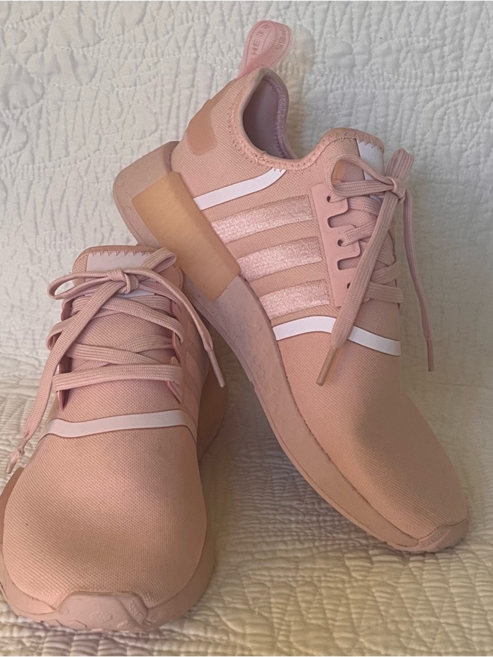 adidas Women’s Blush Pink NMD-Style Sneakers - Picture 7 of 8